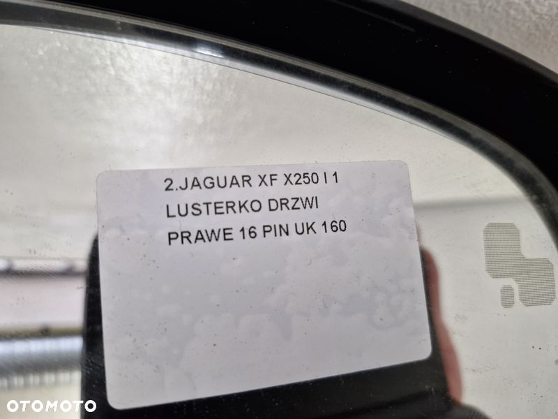 jaguar xf 1 i x250 lusterko drzwi prawe 16 pin uk - 9