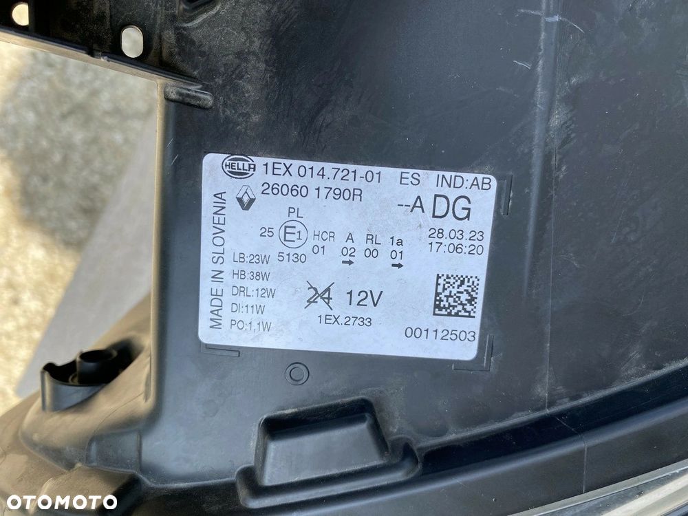 LAMPA PRZEDNIA LEWA RENAULT TRAFIC IV LED PURE VISION 260601790R - 7