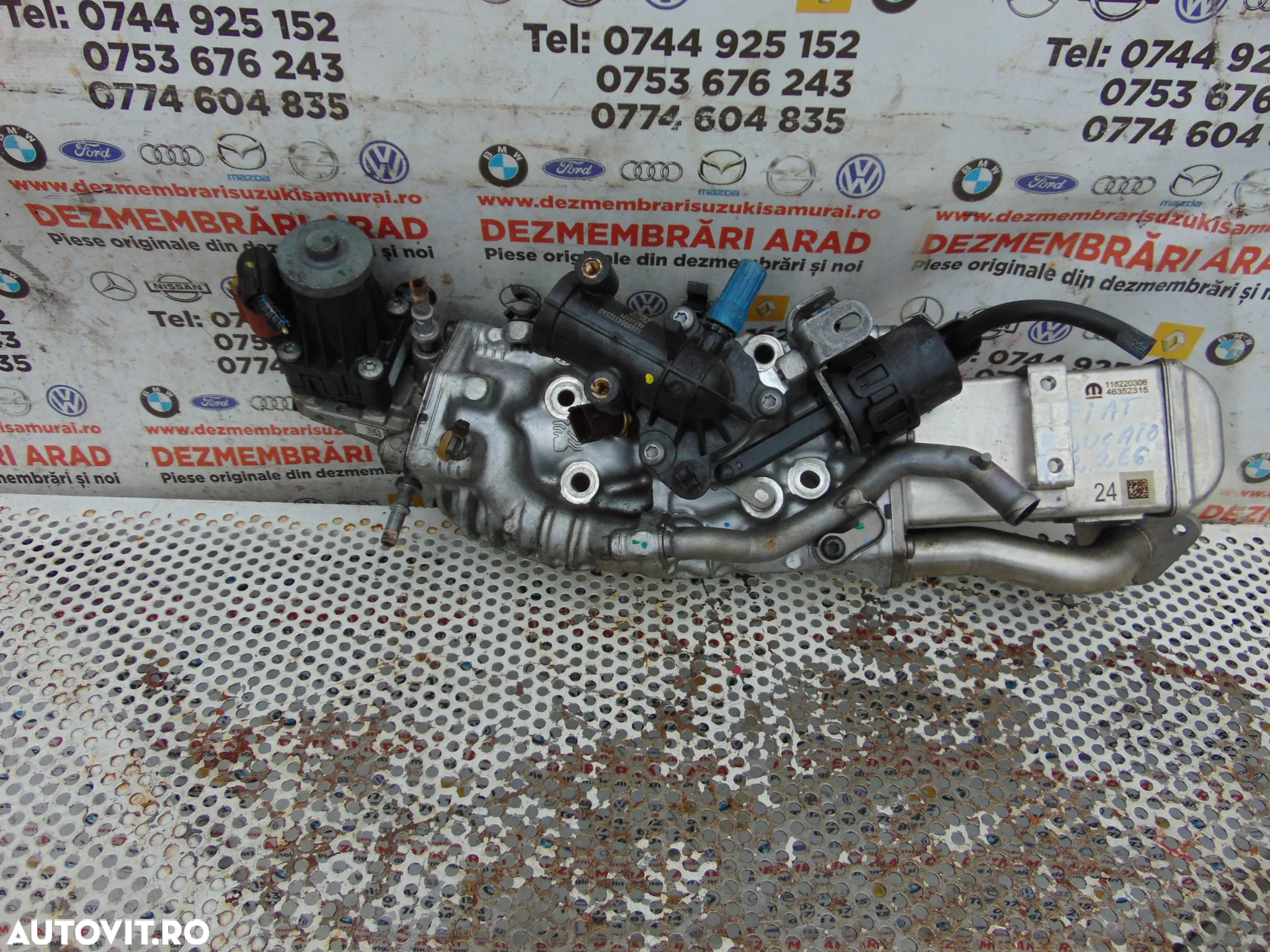 Racitor gaze Fiat Ducato 2.2 euro 6 an 2021-prezent cod 46352315 supapa egr - 4