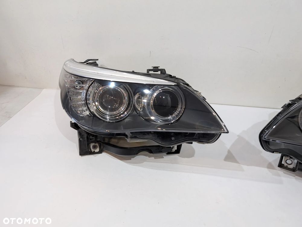 BMW E60 E61 LIFT LCI LAMPA LEWA PRAWA PRZÓD XENON 7177739 7177740 EUROPA KOMPLETNA - 4