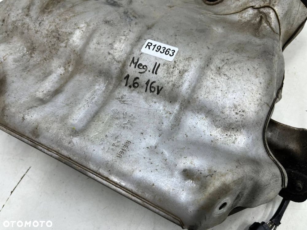 Kolektor wydechowy Renault Megane Scenic Clio 02-09r. 1.6 16V osłona termiczna sonda 8200586673 - 7