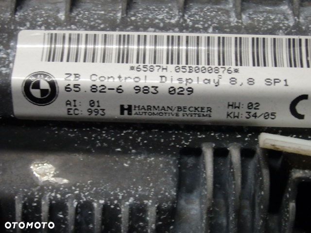 WYSWIETLACZ EKRAN LCD 6983029 BMW E65 E66 LIFT  6983029  AUTO CZĘŚCI BMW - 4