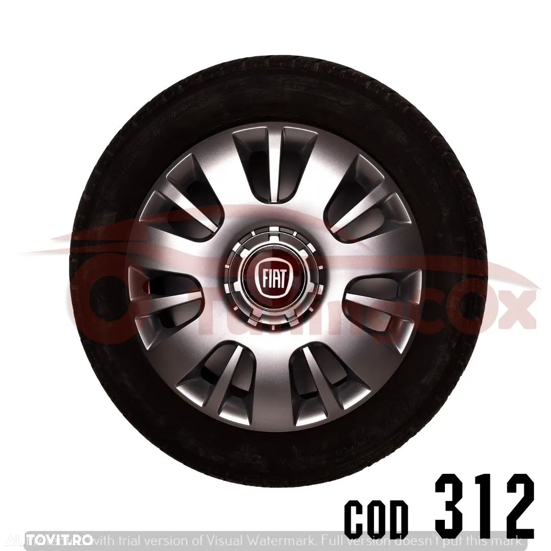 Capace roti R15 FIAT la set de 4 buc,covorase interioare,manson schimbator - 7