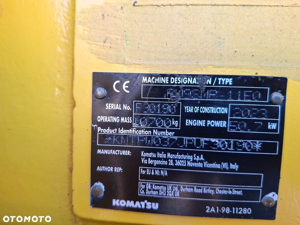 Komatsu PW98MR-11 GŁOWICA OBROTOWA 4 Łyżki plus widły - 7