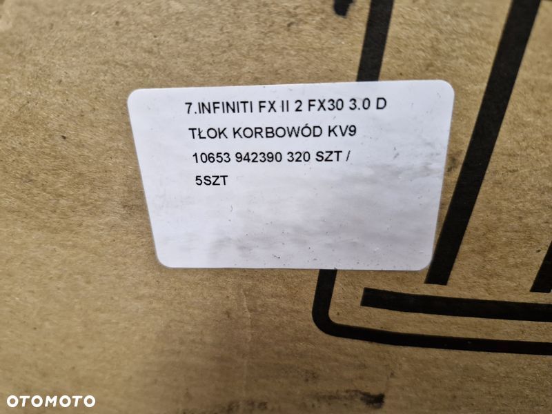 INFINITI FX II 2 FX30 3.0 D TŁOK KORBOWÓD KV9 10653 942390 - 8