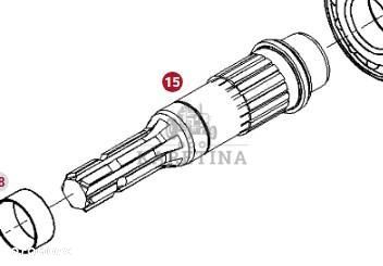 Fendt 930 933 936 939 942 Vario Gen 6 Wał WOM CZĘŚCI 931150200472 - 1