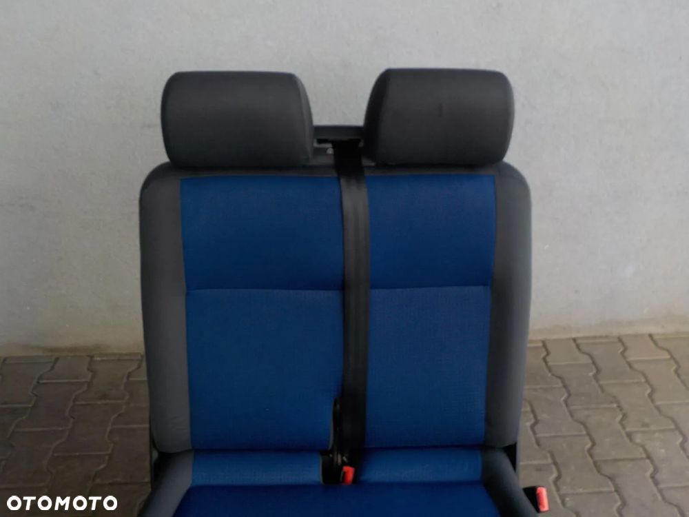 VW T5 FOTEL PODWÓJNY PASAŻERA PRZÓD DWÓJKA - 4