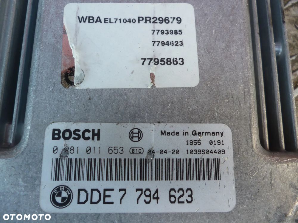 BMW E46 2.0D M47 ZESTAW IMMO - 2