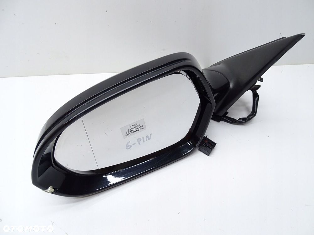 LUSTERKO LEWE LEWY PRZÓD PRZEDNIE AUDI A6 C7 LZ9Y 11R 6 PIN SEDAN - 3