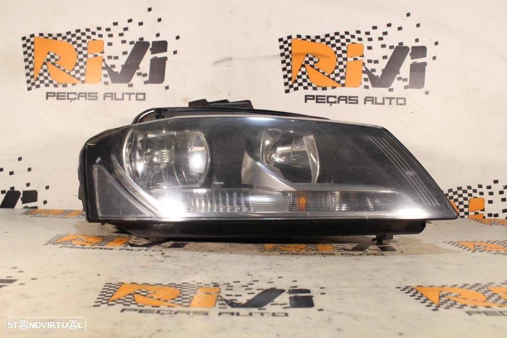 Ótica / Farol Direito Audi A3 (8P1)  8P0941004ak / 1Lj009648 04 / 1Lj0 - 1