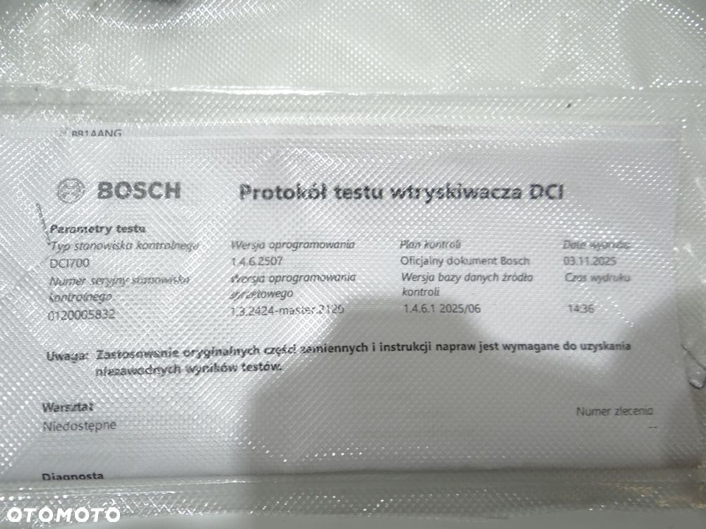 WTRYSKIWACZ BMW E60 3.0 D 0445115048 OE - 5