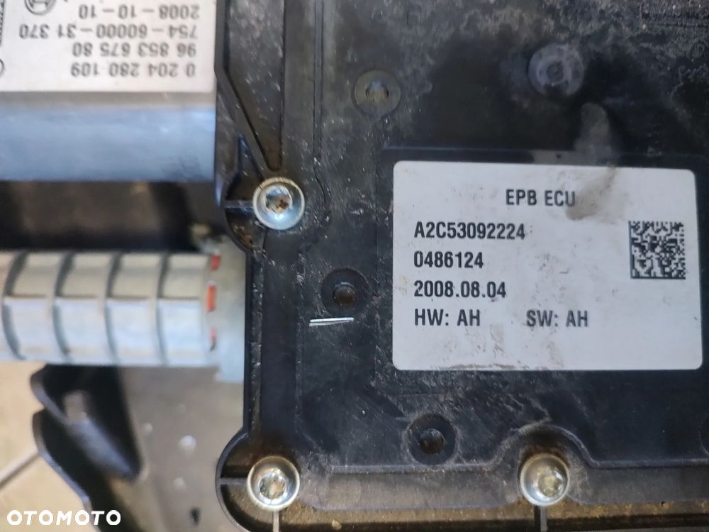 CITROEN C4 GRAND PICASSO DZWIGNIA HAMULCA RĘCZNEGO 9685365780 - 2