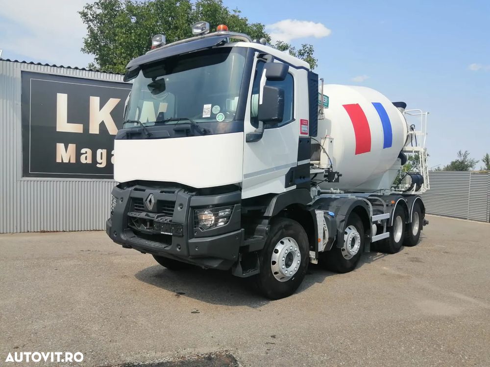 Renault C 430 8x4 Betoniera/Beton Mixer 9m3, TOP !!! - 4