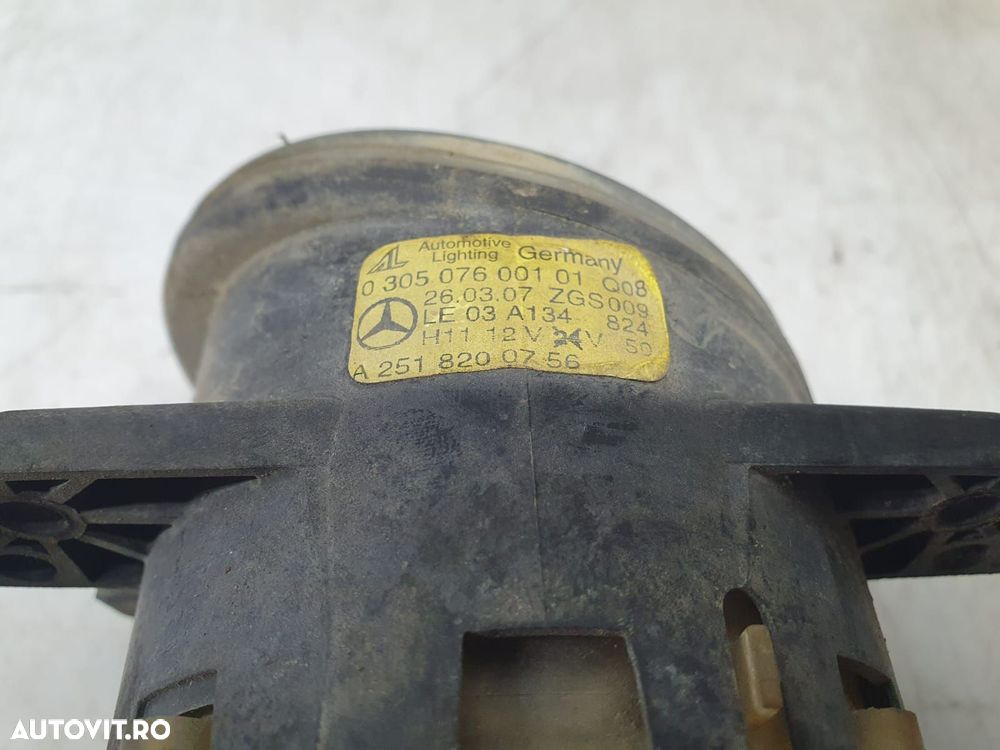 Proiector ceata a2518200756 Mercedes-Benz ML W164 [2005 - 2008] - 4