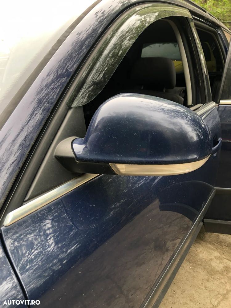 Oglinda electrica stanga/dreapta VW Volkswagen Passat B5.5 facelift albastru cu semnalizare - 1