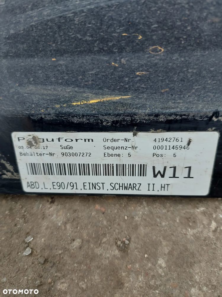 NAKŁADKA LISTWA PROGOWA LEWA BMW E90/91 SEDAN - 5