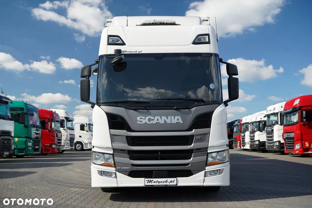 Scania P 280 / TANDEM / 4X2 /  MEGA / KLIMATYZACJA POSTOJOWA / PRZYCZEPA WECON / SAF / - 4