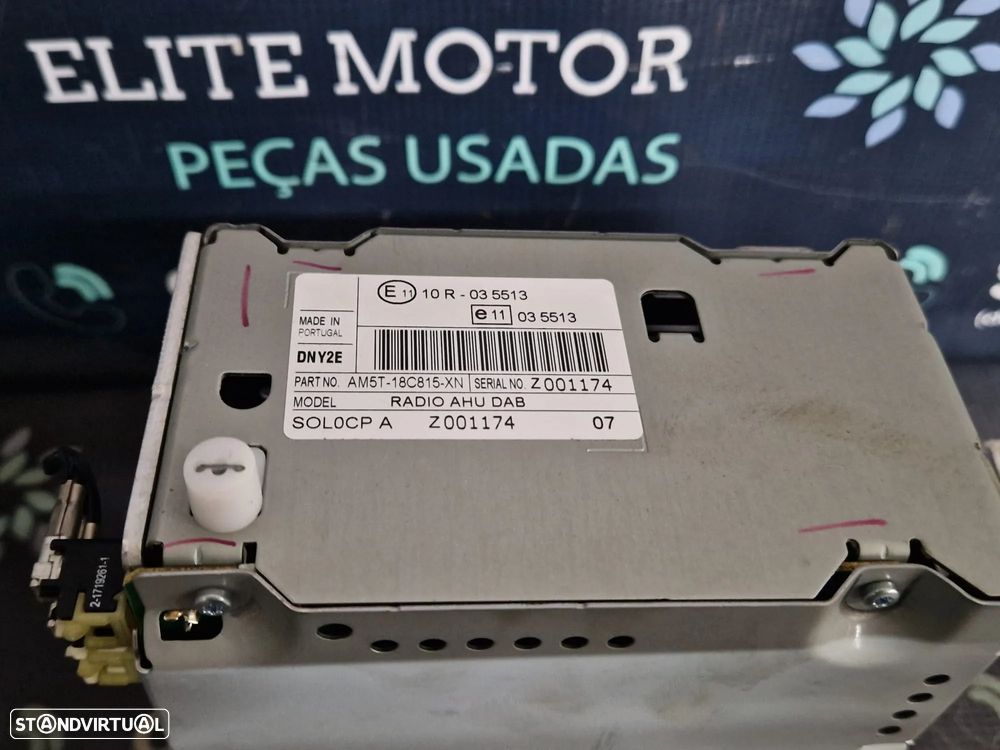Rádio usado FORD FOCUS III AM5T-18C815-XN C-MAX II FIESTA VII 7 - 3