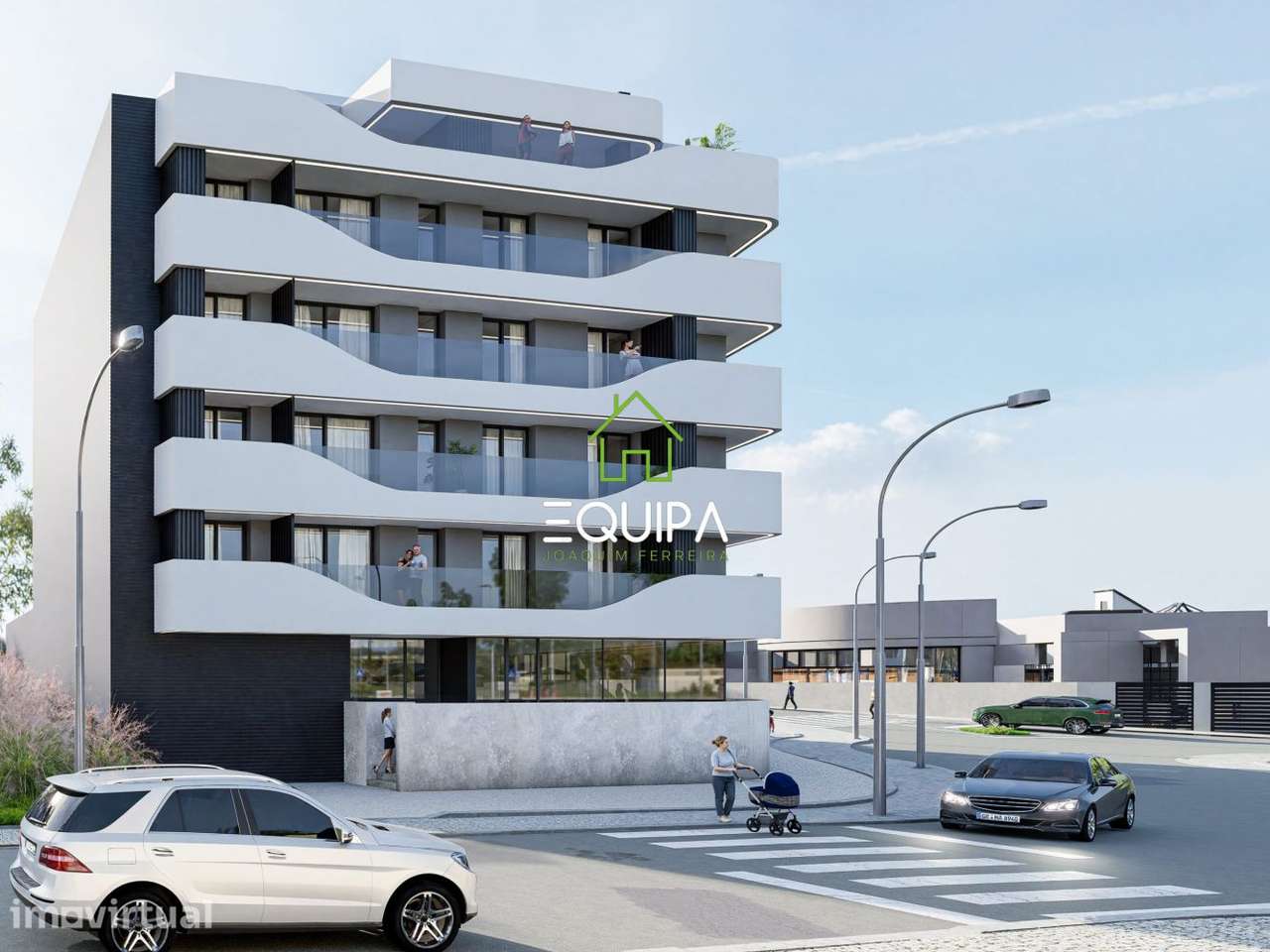 Apartamentos novos, Tipologia T-1, no centro da cidade da Trofa,  a pa - Grande imagem: 2/13