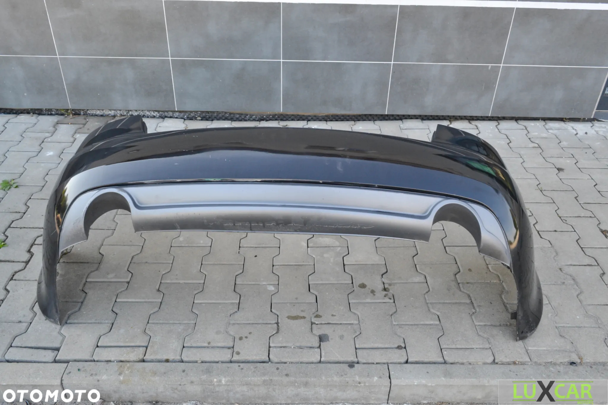 AUDI A4 B7 CABRIO S-LINE ZDERZAK TYŁ TYLNY CZARNY LZ9Y GORLICE K02/B23 - 7