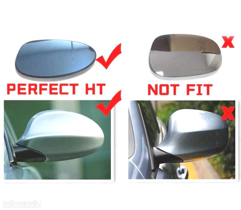 CAPAS ESPELHOS RETROVISORES BMW E82 E88 E90 E92 E91 E93 LOOK M3 CARBONO - 5