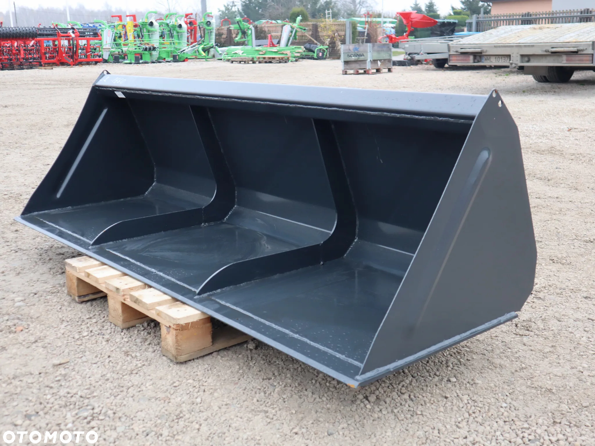 Łyżka trapezowa Inter-tech 2,2 m do ładowacza; Chwytak, Łyżko-Krokodyl - 3