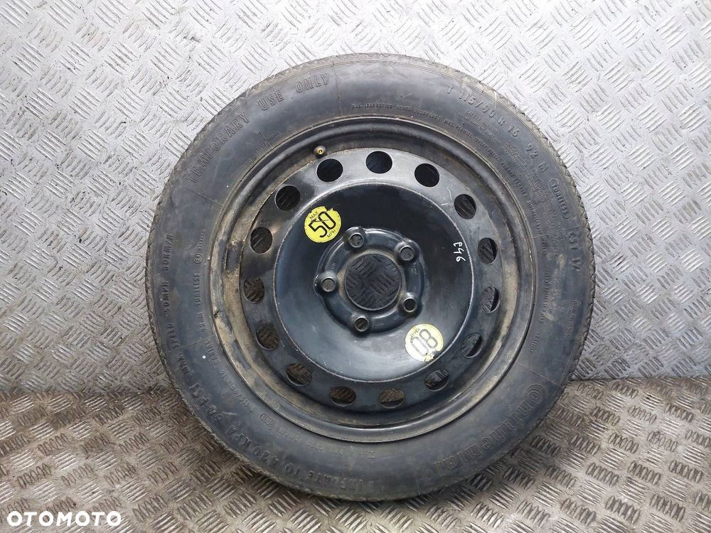DOJAZDÓWKA 5x120 3Jx16 ET32 FI72,6 115/90R16 CONTINENTAL BMW E46 - 1