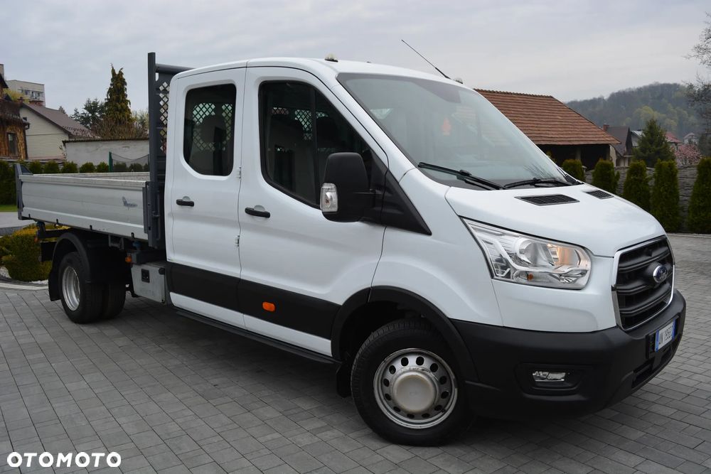 Ford TRANSIT_PIĘKNY 2020/21 Rok-EURO 6+KLIMA_SOLIDNA 3-STRONNA ORYGINALNA WYWROTKA Z WŁOCH_7-OSÓB BRYGADÓWKA DOKA - 32