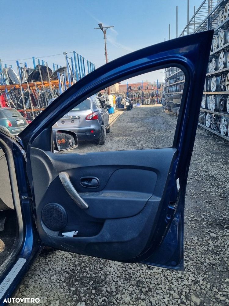 Usa Dreapta Fata Dacia Sandero 2 2012 - 2016 Hatchback 4 Usi Bleu Cosmos TERPR (1472) - 2