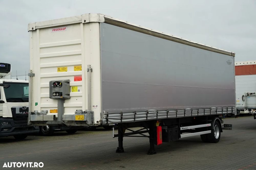 Fruehauf / CORTINĂ / PUNTE DE DIRECȚIE / DUBLU / CUȘURI DE CĂRUCĂ / PODEA REZISTENTĂ - 2