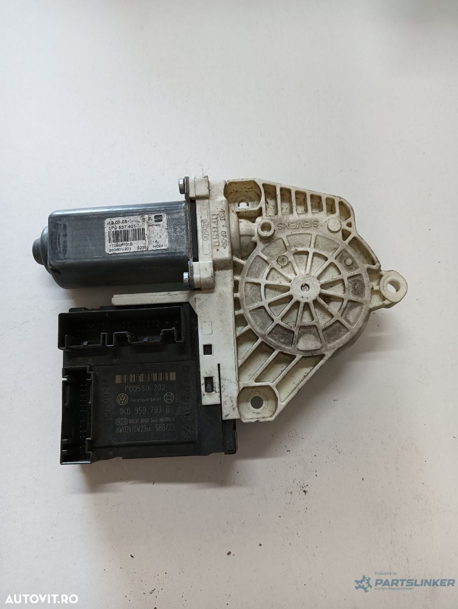 Motoraș geam pivotant stanga fata SEAT LEON II 1P1 2005 - 2013 1k0959793g - 1