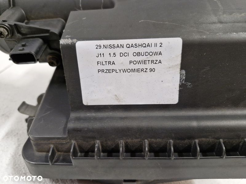 nissan qashqai 2 ii j11 1.5 dci obudowa filtra powietrza przepływomierz - 10