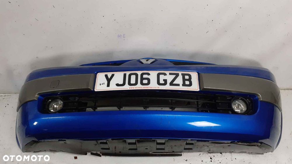 + ZDERZAK PRZÓD PRZEDNI DO RENAULT MEGANE II 2 TEI45 NIEBIESKI HALOGENY - 1