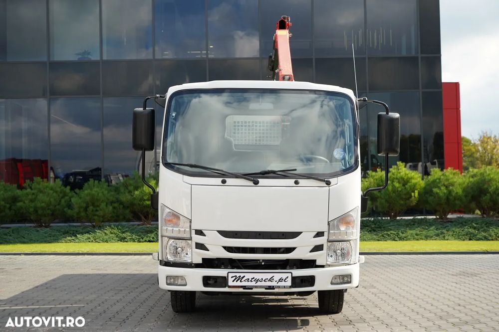 Isuzu M21 / 120 CP / 3,25 M TRANSMISIE / TWIN / + PALGINGER PK 2900 B / 990 KG CAPACITATE DE RIDICARE / ATINGERE 6,2 M / 2021 - 2