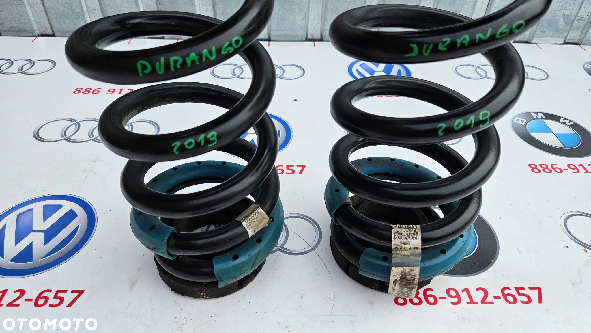Dodge Durango III Sprężyna zawieszenia tylnego Sprężyny tył  IDEALNE  68085245AB - 6