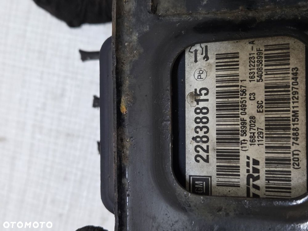 Pompa hamulcowa ABS OPEL INSIGNIA A 2.0 CDTI 22838815 - 6