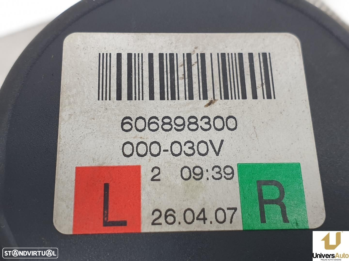 CINTO SEGURANÇA TRASEIRO DIREITO AUDI Q7 2007 -606898300 - 3