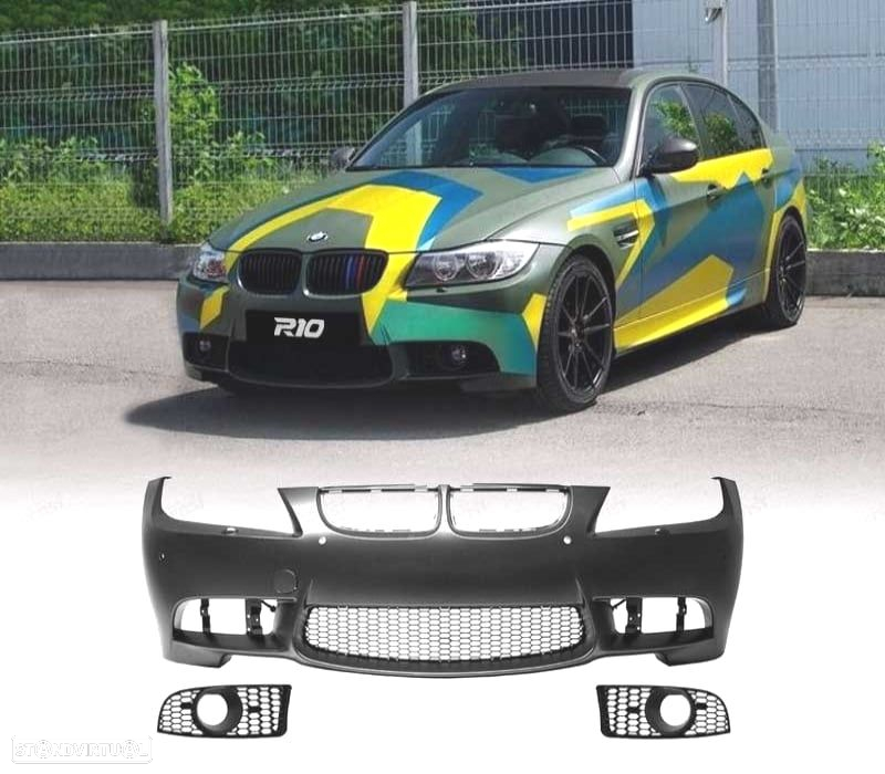 PÁRA-CHOQUES FRONTAL BMW E90 E91 05-08 COM PDC LOOK M3 - 2