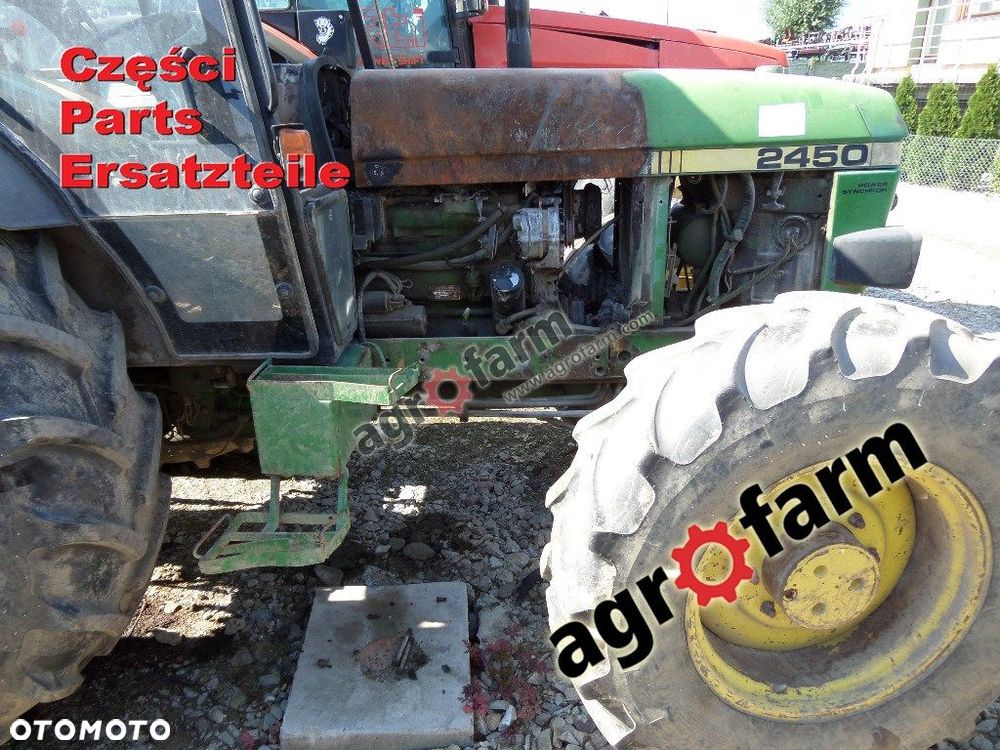 John Deere 2450 MC1 części, skrzynia biegów, oś - 2