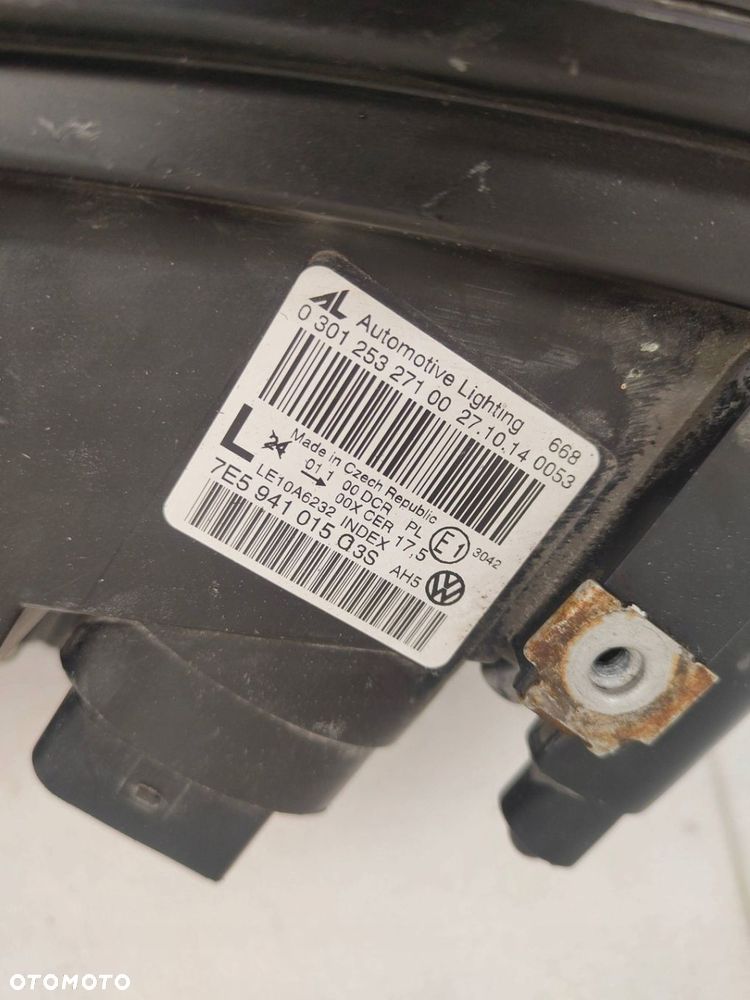 Volkswagen Multivan T5 LIFT XENON Z LED Przód strona lewa 7E5941015 - 9