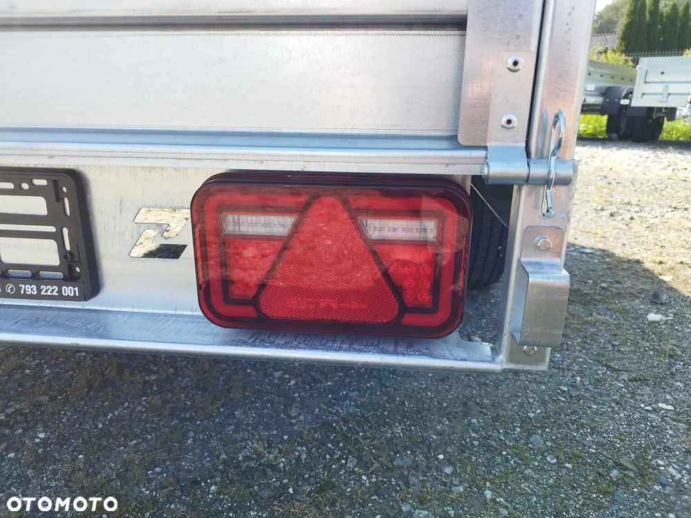 Zaslaw Przyczepa Zasław 235SU 235x132x35 1 osiowa mocne burty uchylna - 5