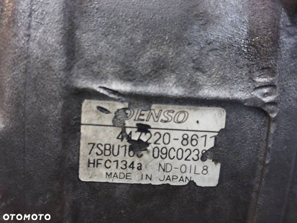 SPRĘŻARKA KOMPRESOR KLIMATYZACJI OPEL ZAFIRA A 2.2 DTI 447220-8611 - 2