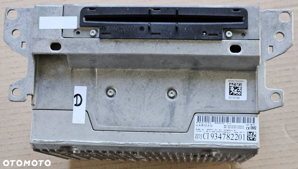 BMW X5 F15 czytnik DVD Navi Nawigacji radio 934782201 - 1