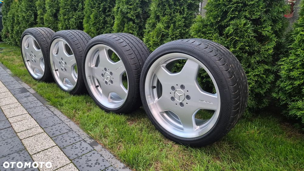 MERCEDES 18 AMG MONOBLOCK CNC MONOBLOK W215 W220 W140 W124 R129 9.5J 8.5J  5X112 FELGI KOŁA ALUMINIOWE - 1