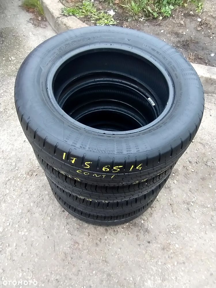175/65R14 Opony Letnie Lato CONTINENTAL ContiEcoContact 5 5,5-7mm Legnica ALU-RAD jak 165/70 - 7