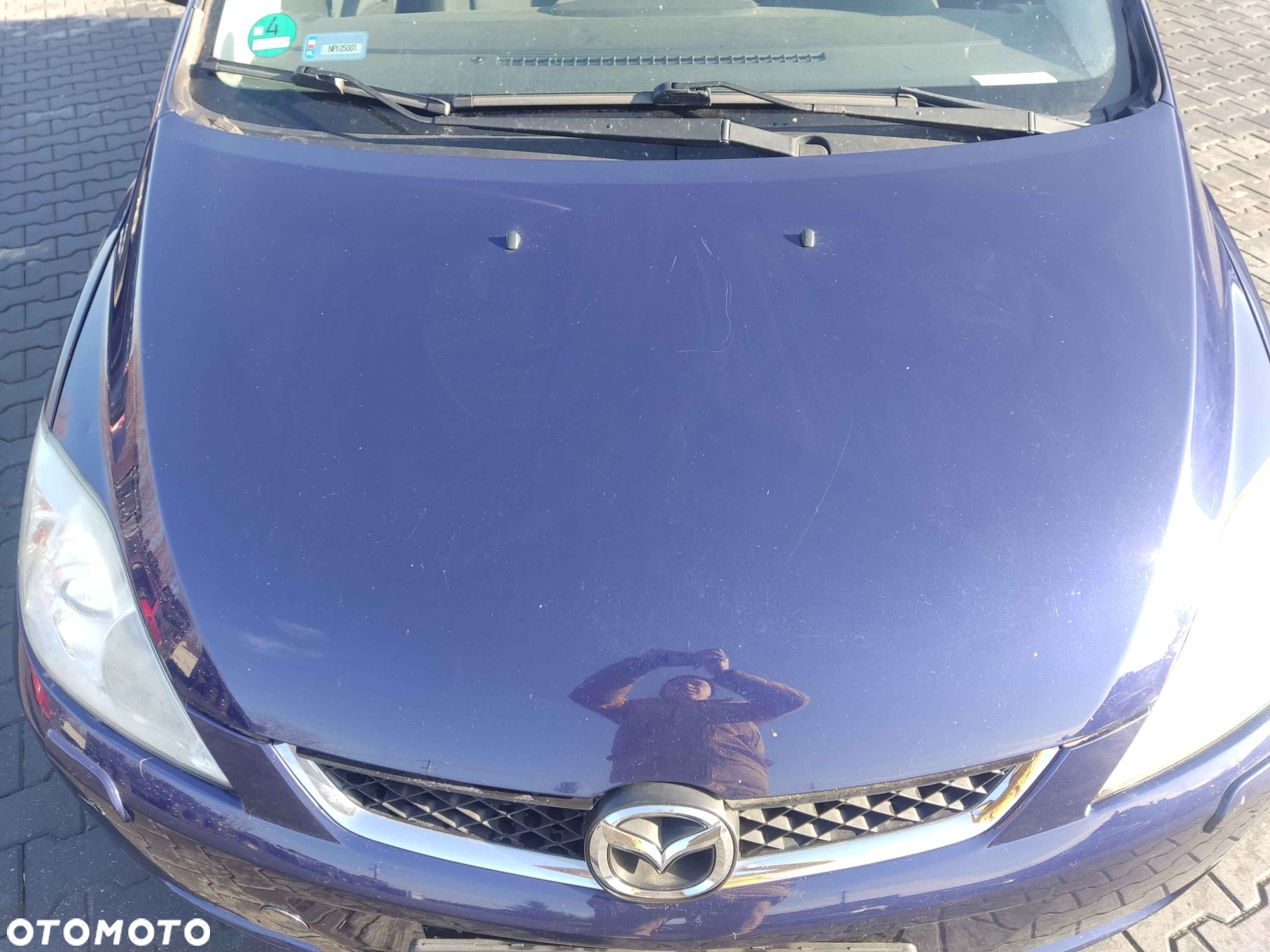 KOMPLETNY PRZÓD MASKA ZDERZAK BŁOTNIK XENON MAZDA 5 I CR 05-07r 25E - 4
