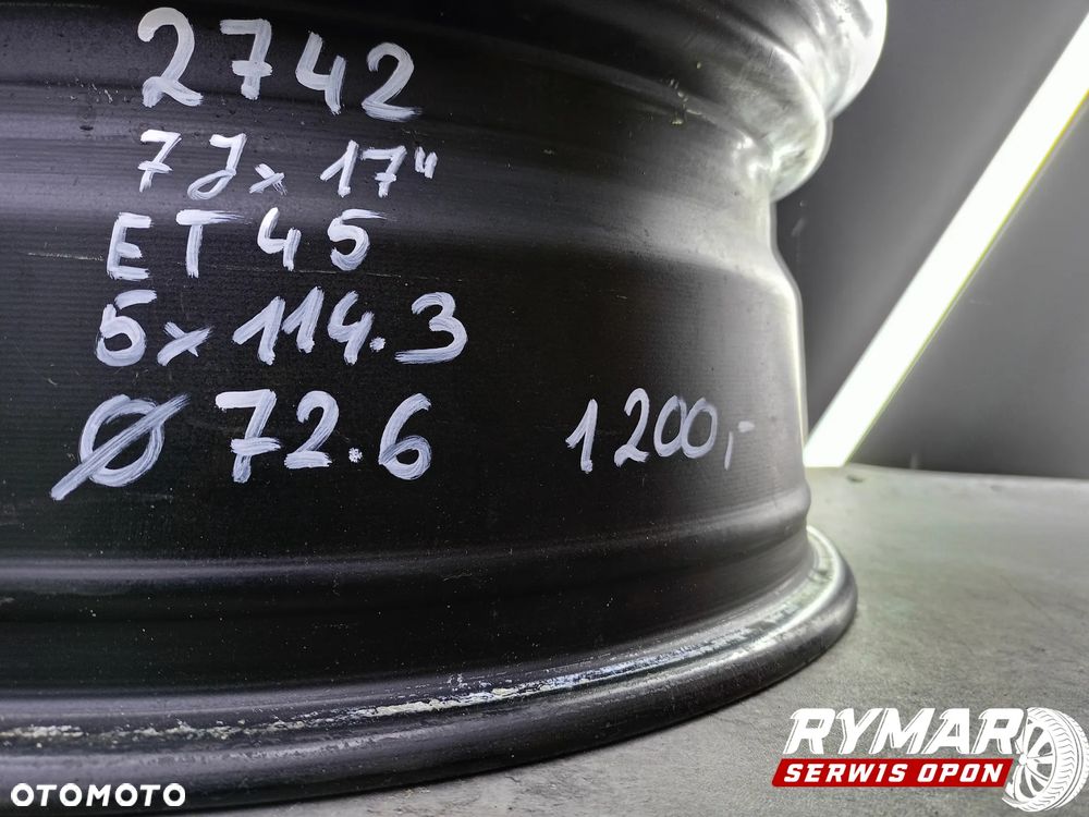 ŚLĄSK ALUFELGI 7X17" 5x114,3 ET45 TOYOTA LEXUS KIA MITSUBISHI HONDA RENAULT DACIA HYUNDAI KOMPLET - 10