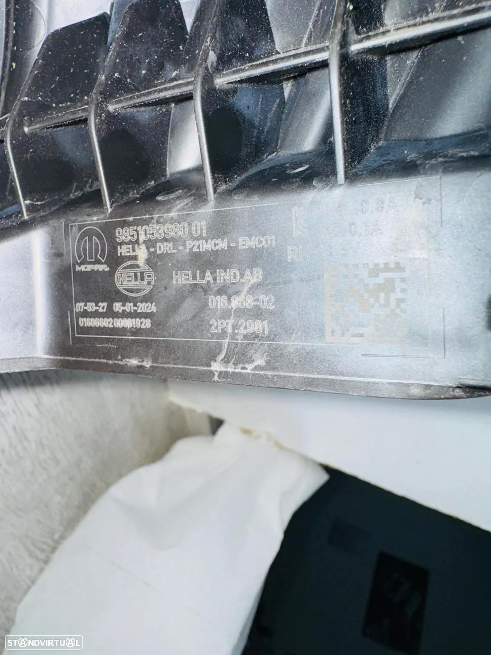 Farol Diurno Direito Peugeot 208 / Peugeot 2008 - 2019 / 2025 - 3
