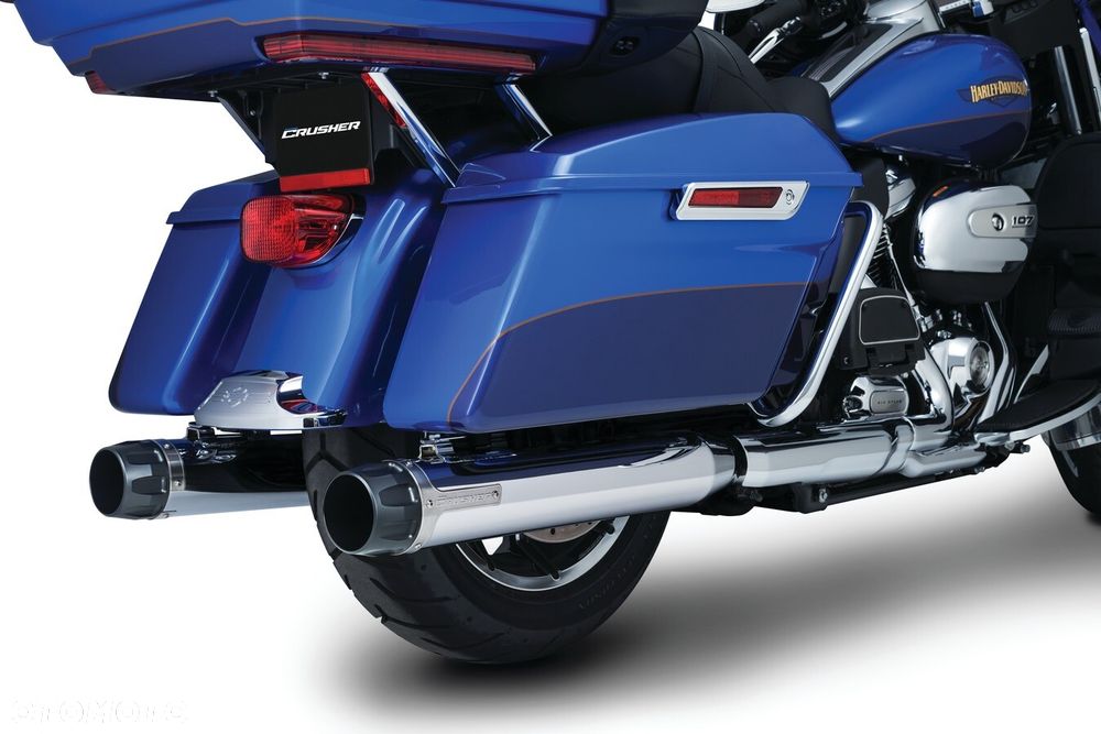 Kuryakyn Crusher Maverick Black 4" Slip-On Harley Touring 1995-16 - 4