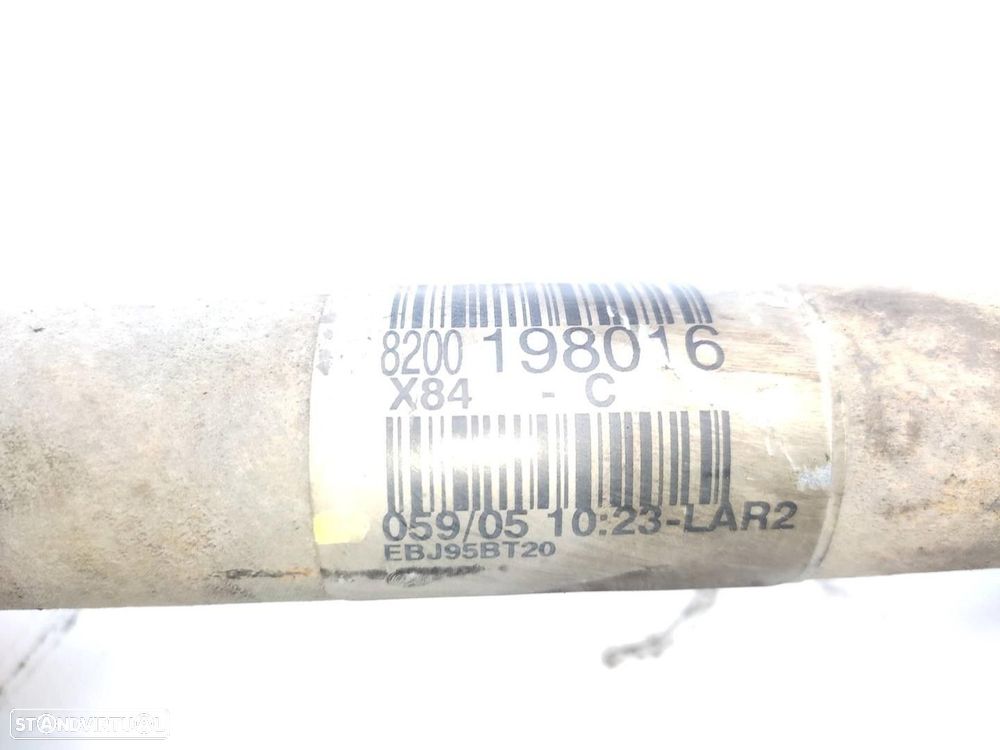 TRANSMISSÃO FRONTAL ESQUERDA RENAULT SCÉNIC II 2005 -8200198016 - 3